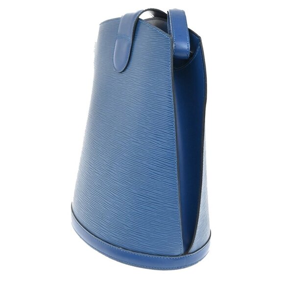 LOUIS VUITTON LV Logo Cluny Shoulder Bag Epi Leather Blue France M52255 85EF306 - Picture 4 of 15